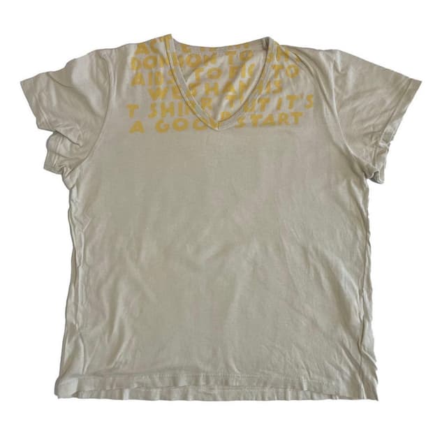 Maison margiela Aids Tshirt 에이즈 티셔츠 2001