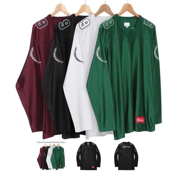 슈프림 엘도라도 풋볼 져지 탑