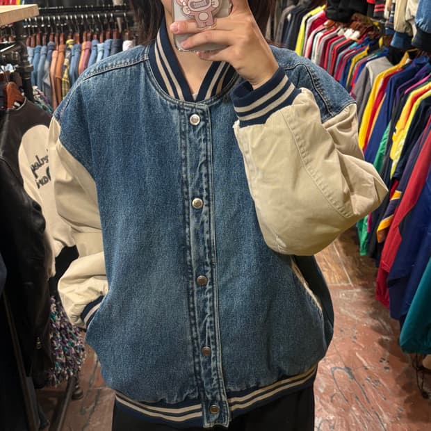 [HI] VTG 베이스볼 데님 자켓