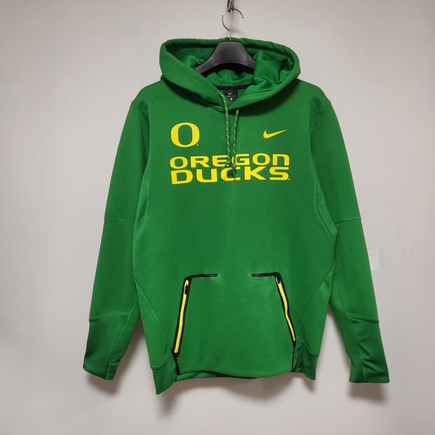 국내희귀) 나이키 오레곤덕스 칼리지 드라이핏 기모후드티 