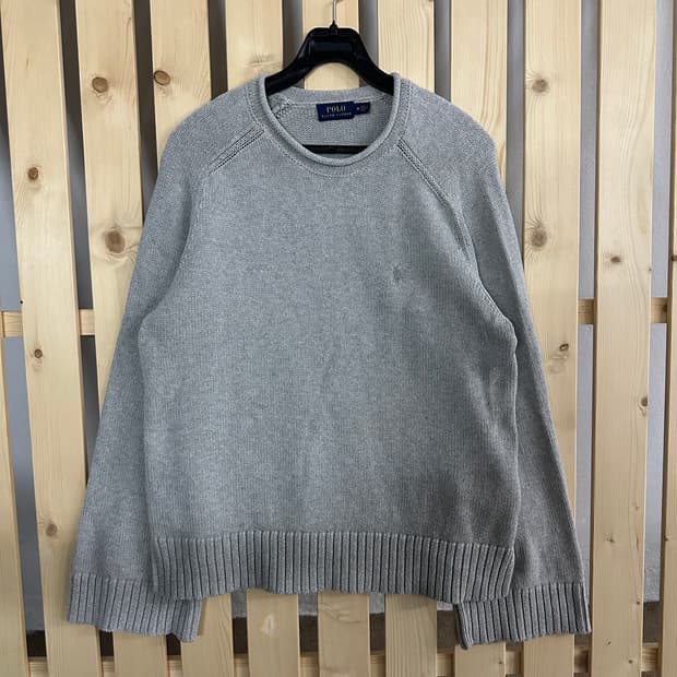 (M) 폴로 랄프로렌 그레이 나그랑 니트