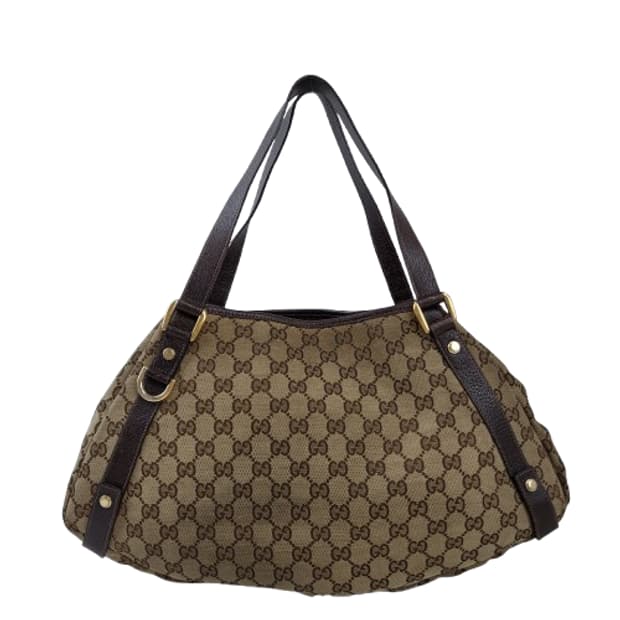 정품 구찌 GG 로고 자가드 숄더백