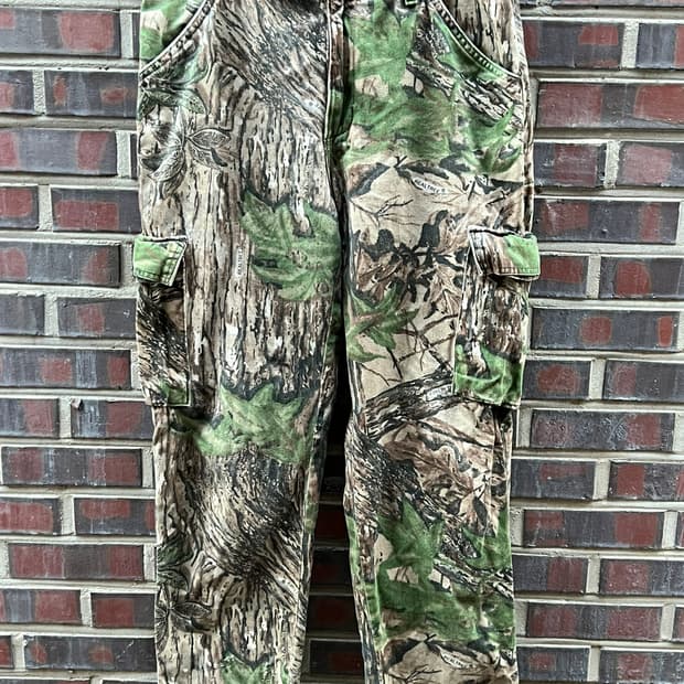 90's [32] Duxbak 리얼트리 카모 카고팬츠 USA 빈티지 헌팅