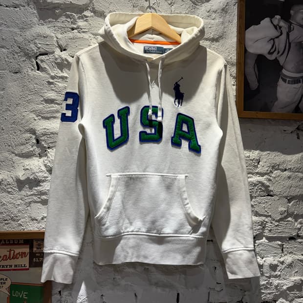폴로 빅포니3 USA 후드티셔츠
