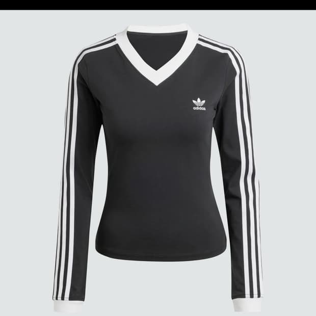 아디다스 브이넥 긴팔 새상품