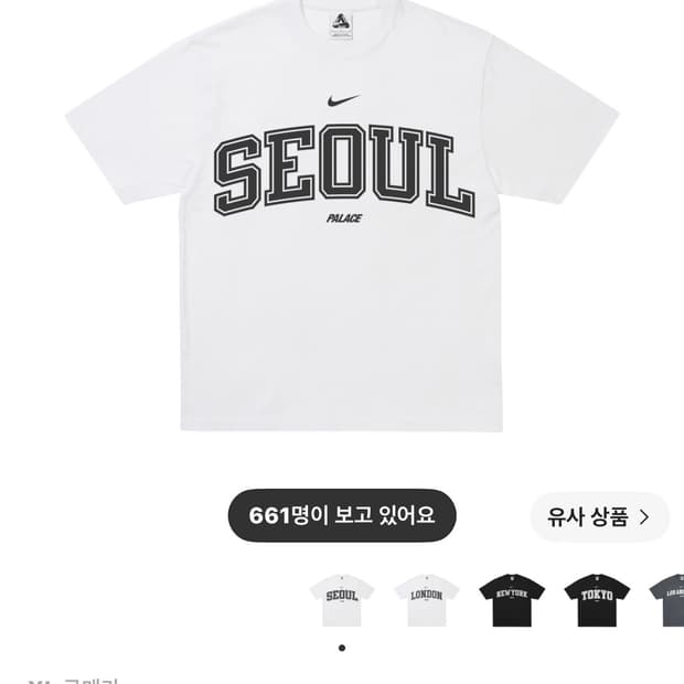 팔라스 나이키 서울 티셔츠 26ss