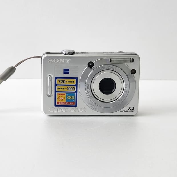 소니 사이버샷 DSC-W55 디카 카메라 저화소 아이브레이