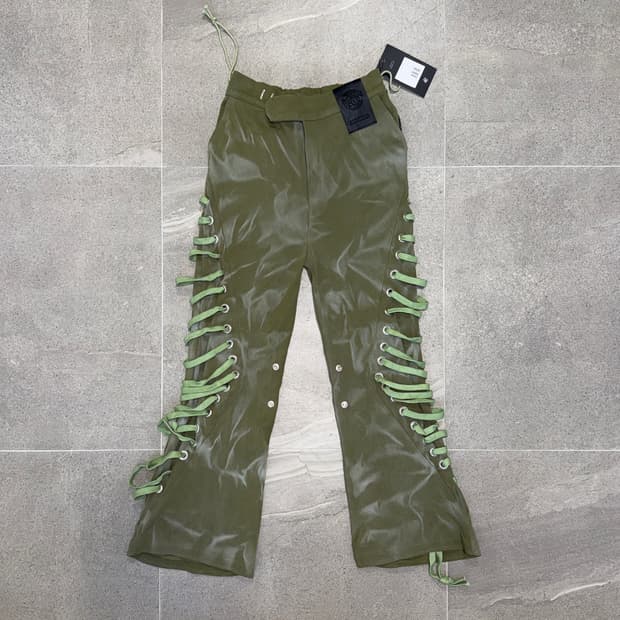 FINE CHAOS Prism Lace Jersey Trousers 