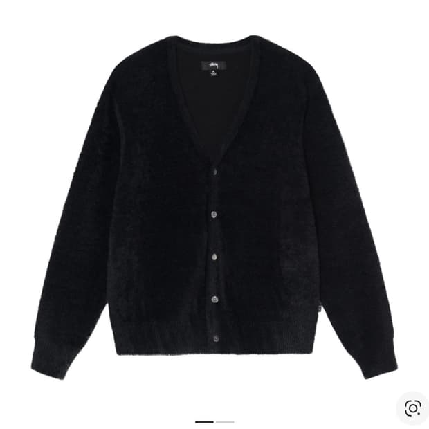 스투시 쉐기 가디건 블랙 XL