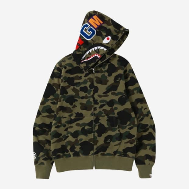 베이프 샤크 후드 새상품