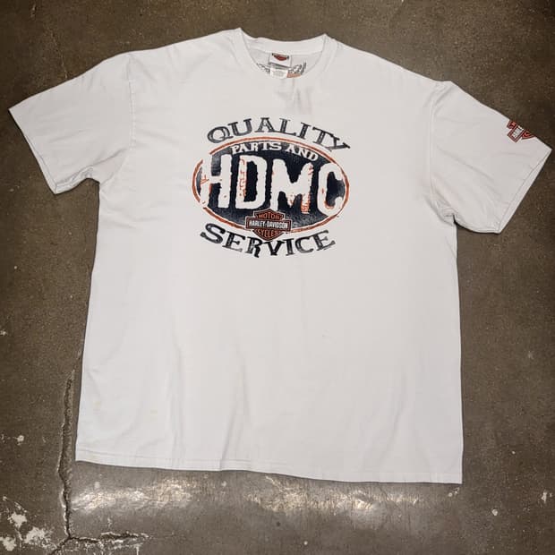 미국빈티지 할리데이비슨 HDMC 프린팅 반팔 티셔츠