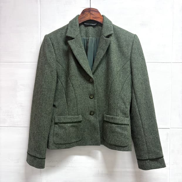 LAURA ASHLEY 로라애슐리 헤링본 자켓 