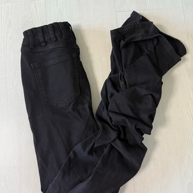 보세 셔링 부츠컷 팬츠