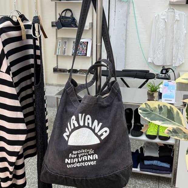 UNDERCOVER “NIRVANA” Canvas Tote Bag