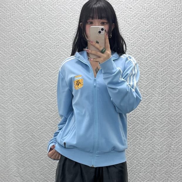 아디다스 빈티지 올드스쿨 아르헨티나 져지 집업 S C12037