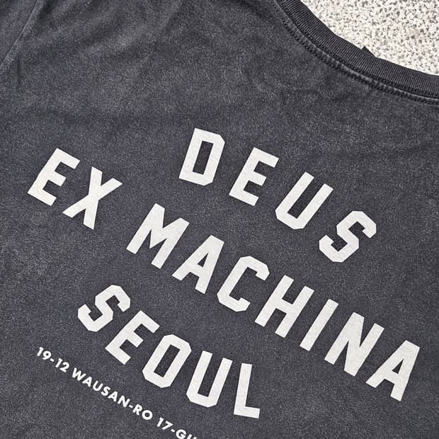 [XL] 데우스 Deus 서울 별주 티셔츠 블랙 