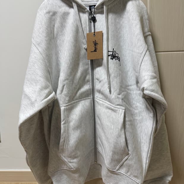 급처)스투시 기모후드집업 새상품