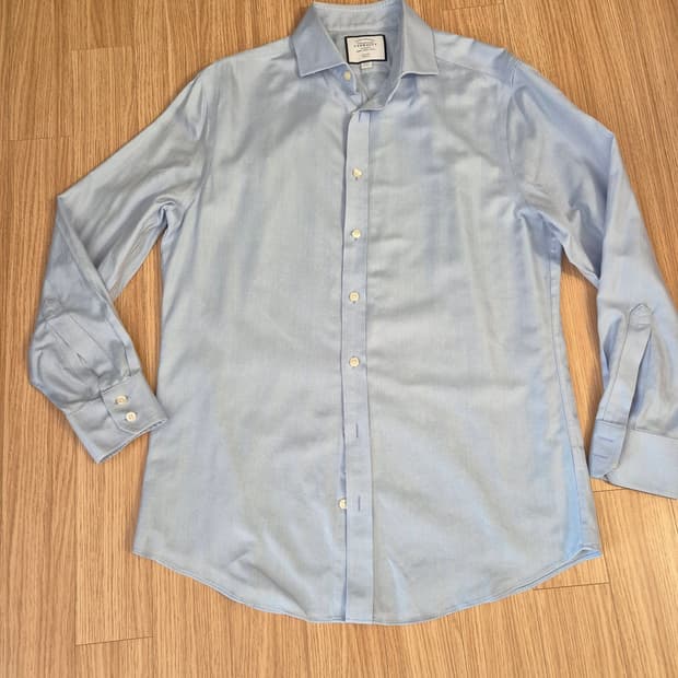 찰스띠릿 헤링본 셔츠  L