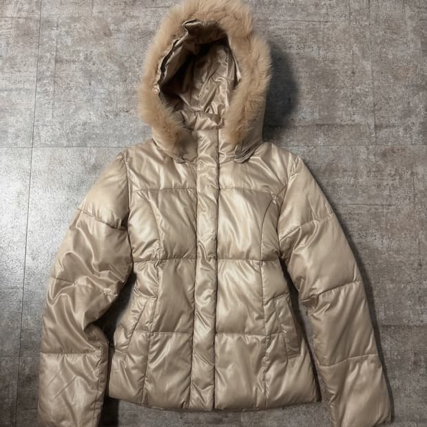 세실맥비 퍼 후디드 푸퍼 재킷