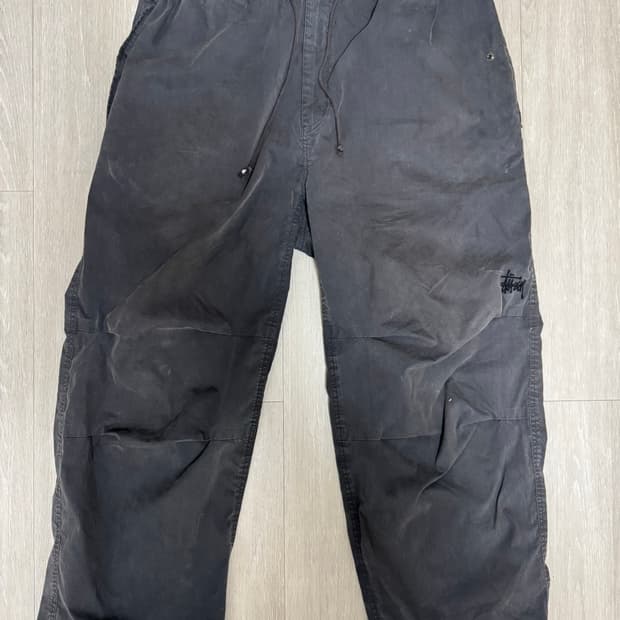 스투시 올드스쿨 와이드 트랙팬츠