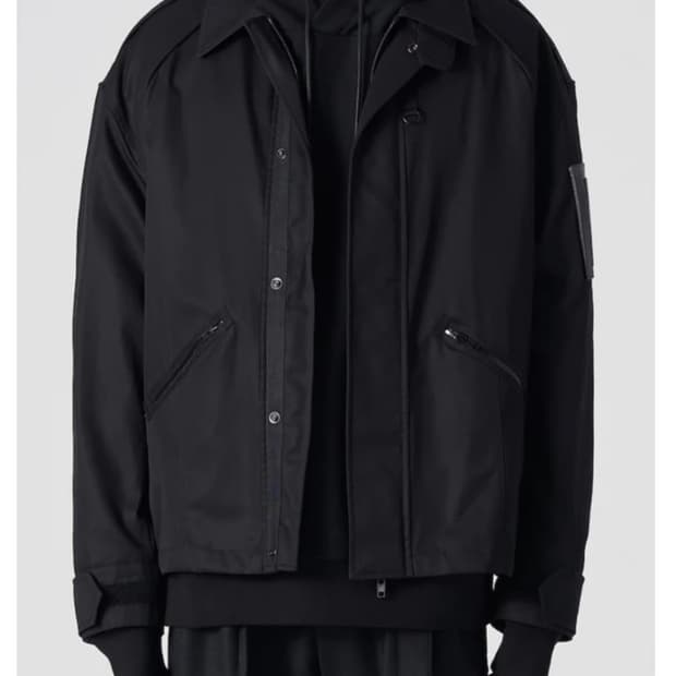 준지 견장 블루종