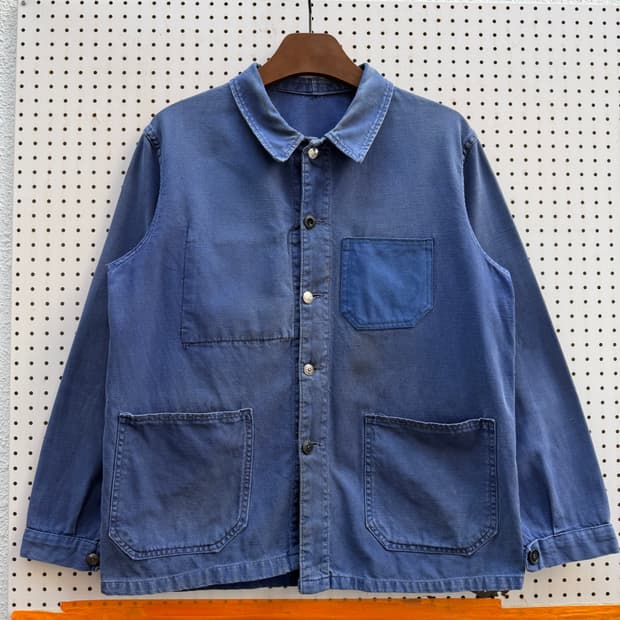 1950,60s OLD FADED FRENCH 50s 프렌치워크자켓