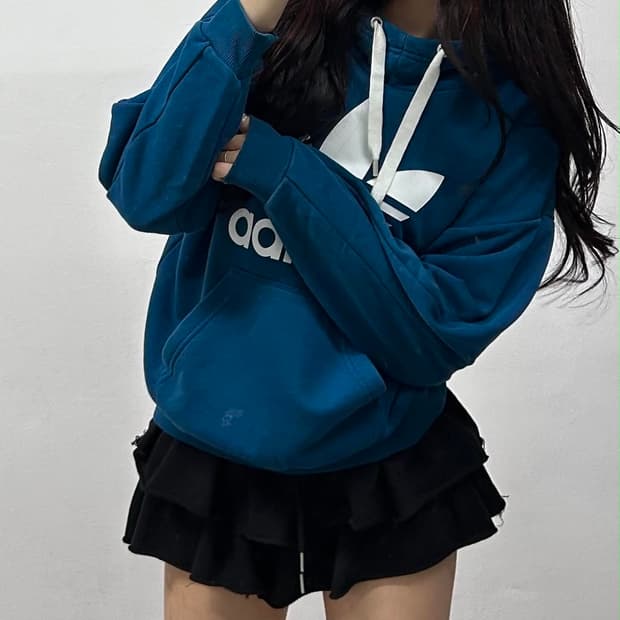 아디다스 트레포일 스웻 셔츠 후드티(90)