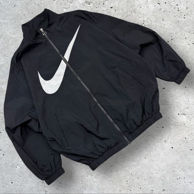 [M] 나이키 빅스우시 우븐 블랙 바람막이 C169