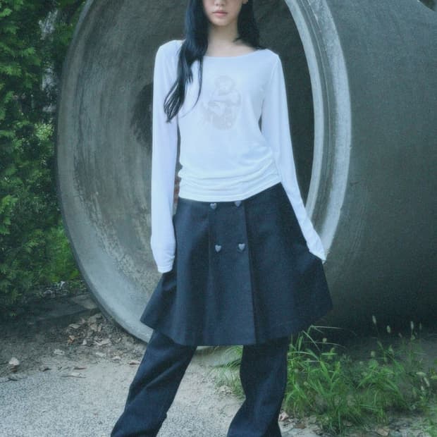 로긴앤로지(브랜드) small gril printed 롱 슬리브