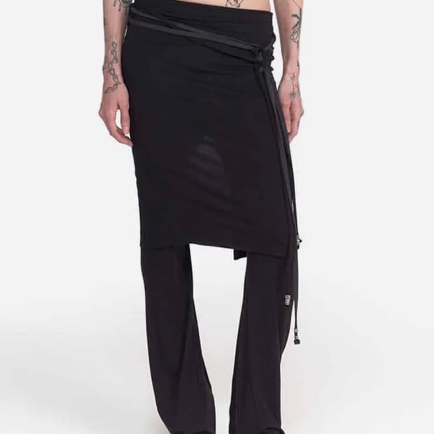 2000 아카이브스 레이어드 스커트 팬츠