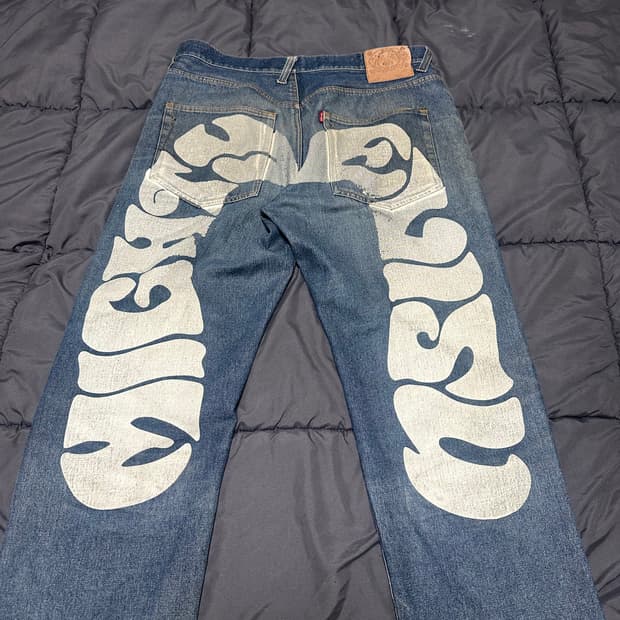 에비수 빅로고 팬츠