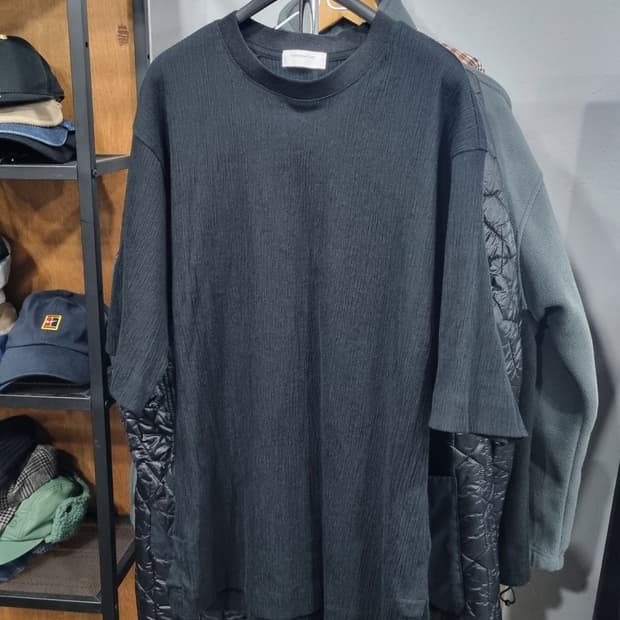 kolon) 커스텀멜로우 블랙 멋쟁이 반팔티 100 컨디션9/10
