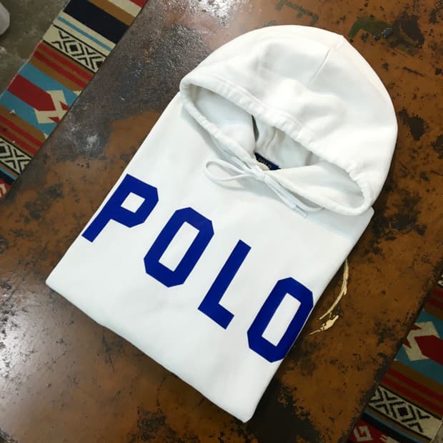 폴로랄프로렌 POLO 프린팅 화이트 박스핏 후디 여성 프리사이즈
