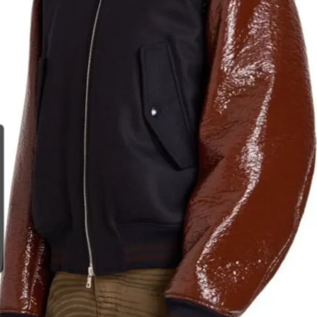 Dries van noten verso bomber jacket