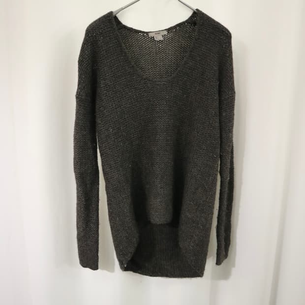 Helmut Lang v-neck alpaca knit
