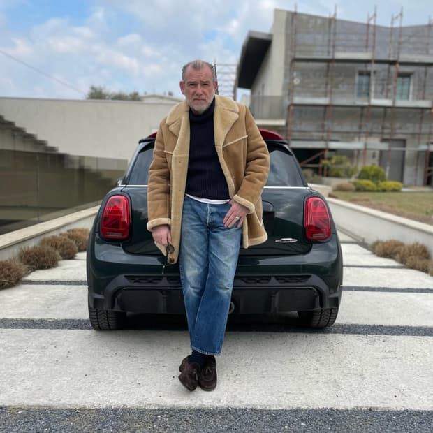 schott 90s 시어링 코트 42