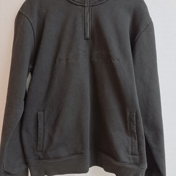 칼하트윕 하프집업 맨투맨