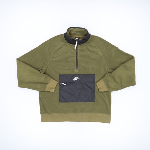 XL 나이키 후리스 하프집업 0219H1