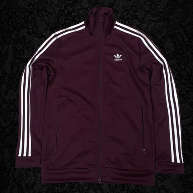 아디다스 베켄바우어 버건디 트랙탑 투웨이 져지