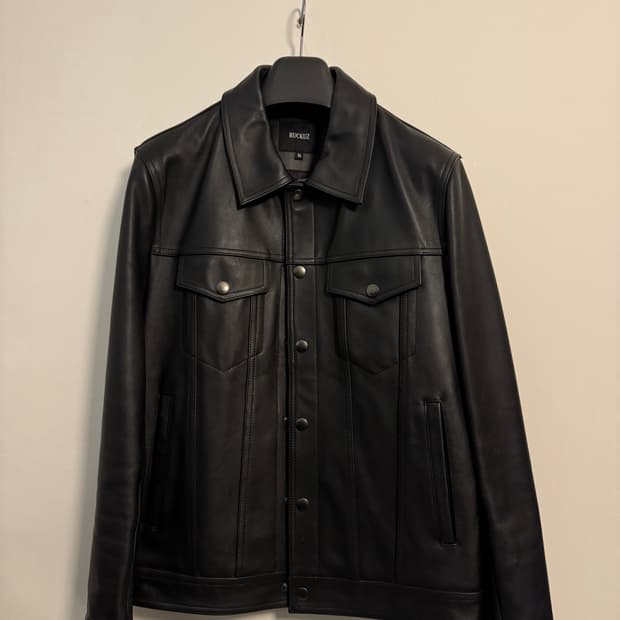 러커즈 레미 트러커 소가죽 자켓/블랙(XL)