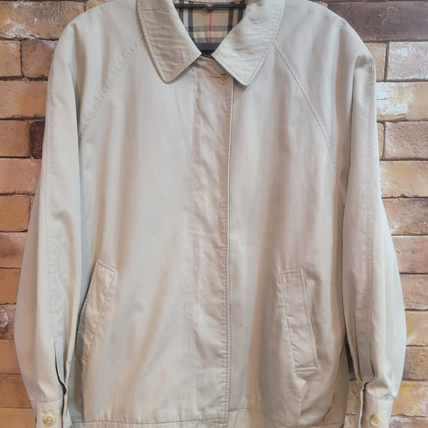 버버리 노바체크 블루종 자켓 105