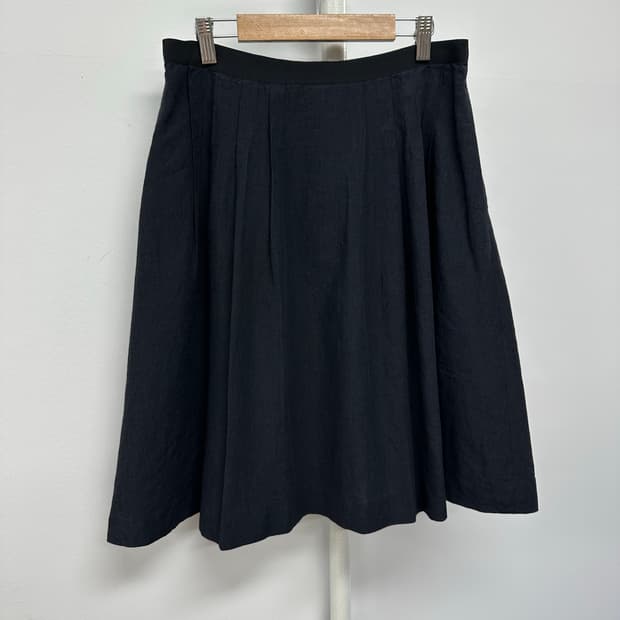 마가렛호웰 코튼 린넨 플레어 스커트