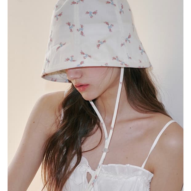 올인컴플리트 로즈 블라썸 사파리 햇