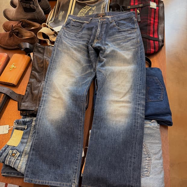 빔즈 플러스 셀비지 데님 32 33 일본 원단 일본 생산