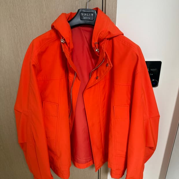 솔리드 옴므 오렌지 쉘파카 50