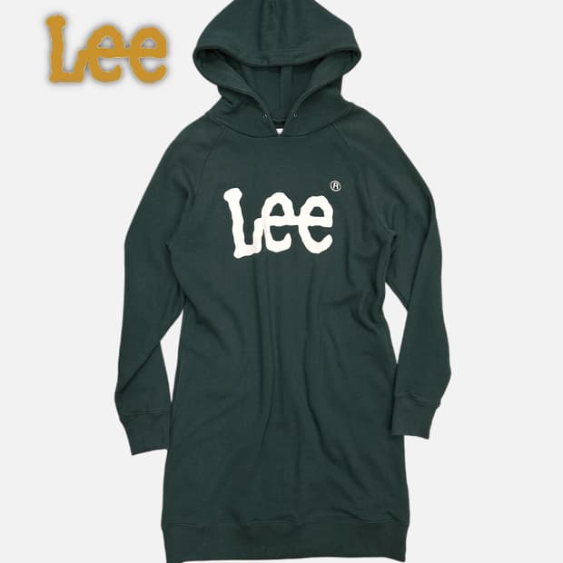 LEE green hood long dress