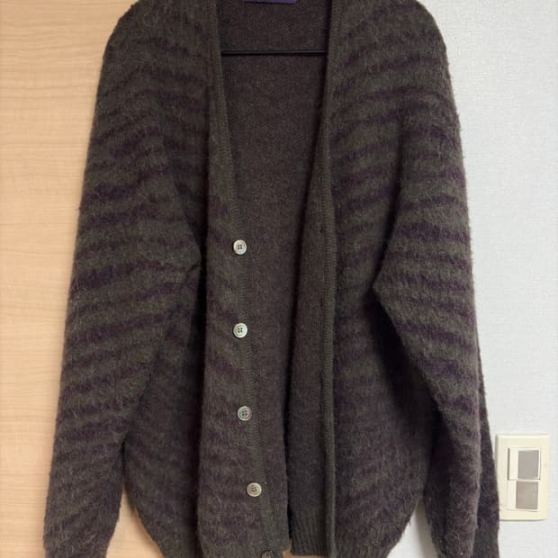 beslow 모헤어 가디건