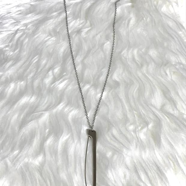 유니크 옷핀 목걸이