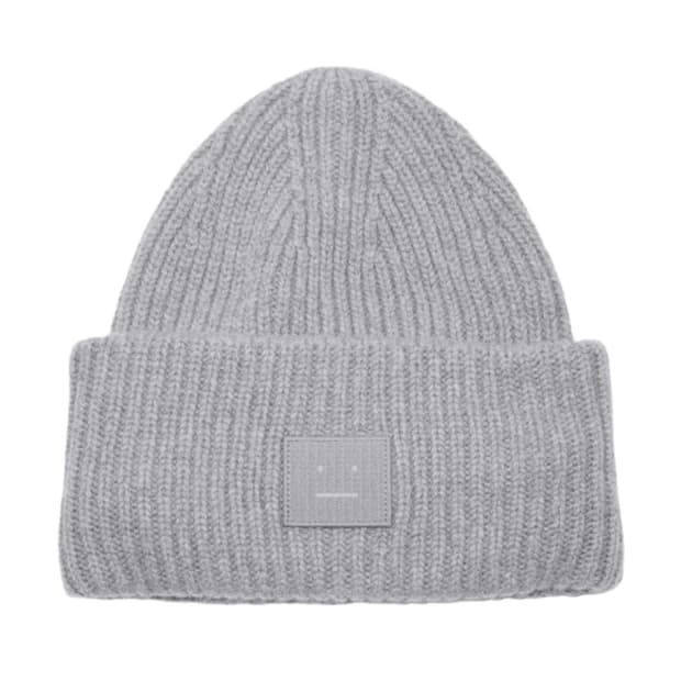 아크네 스튜디오 비니 그레이 멜란지