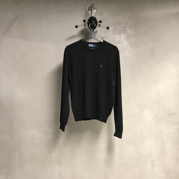 폴로 랄프로렌 블랙 니트 M